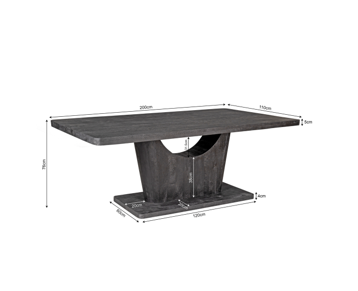 Eettafel Voco | 200 cm | Brown