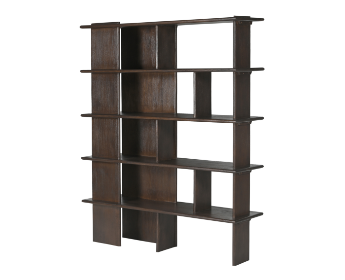 Boekenkast Finn Mangohout Bruin 180 cm