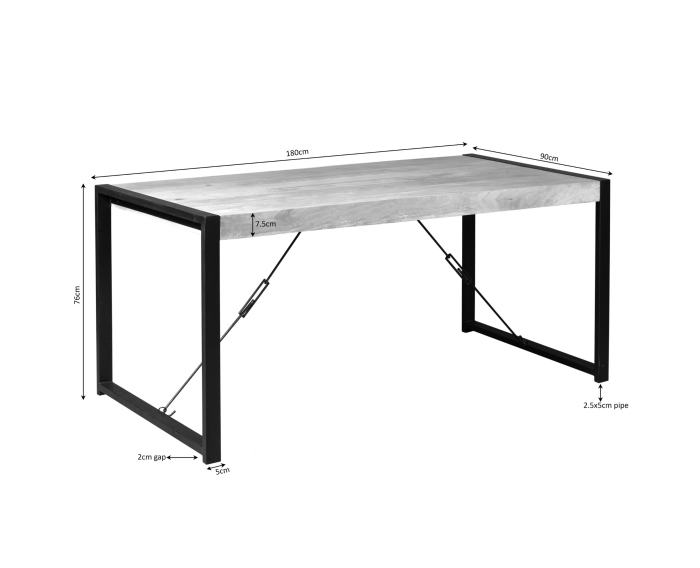 Eettafel Boaz 180 cm