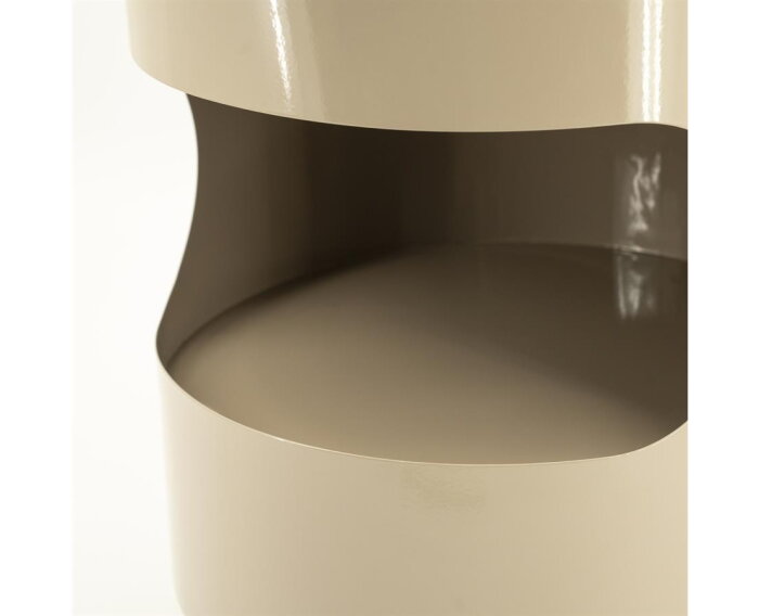 Side table Tondo 37x37cm - taupe | BY-BOO