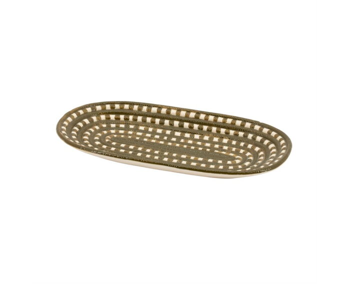 Tray Vloom 38.5x4cm - groen | BY-BOO