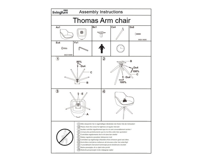 Thomas Brique (roze) | Livingfurn