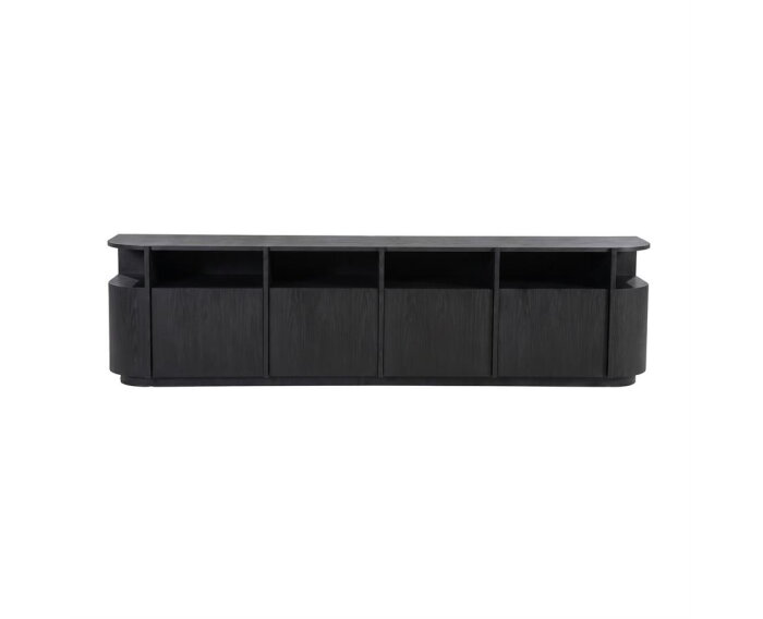 TV meubel Oslo 230x42cm - zwart | Eleonora