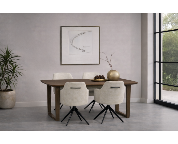 Eettafel Cortez mangohout 200x100 cm - walnoot