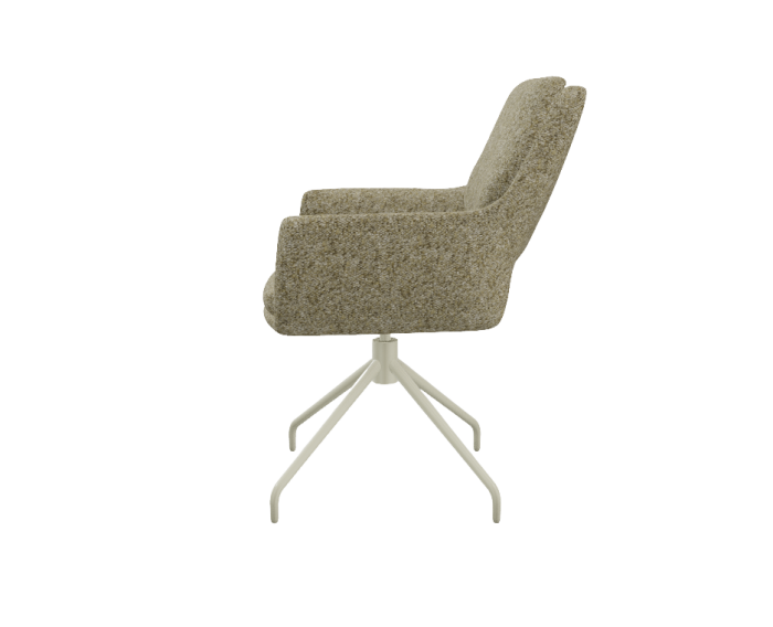Eetkamerstoel Aarhus poot Atlas draaibaar beige - be amazing nature 01