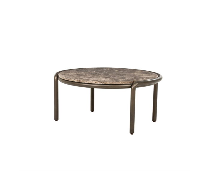 Salontafel Silke 68x71cm - bruin | Eleonora