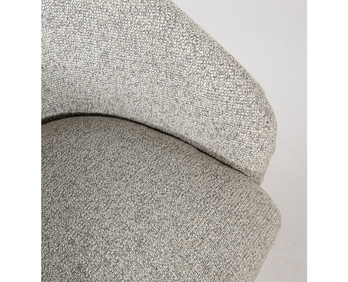 Taylor - armstoel - beige onderstel - Puente - Stone 09 - Star Collection