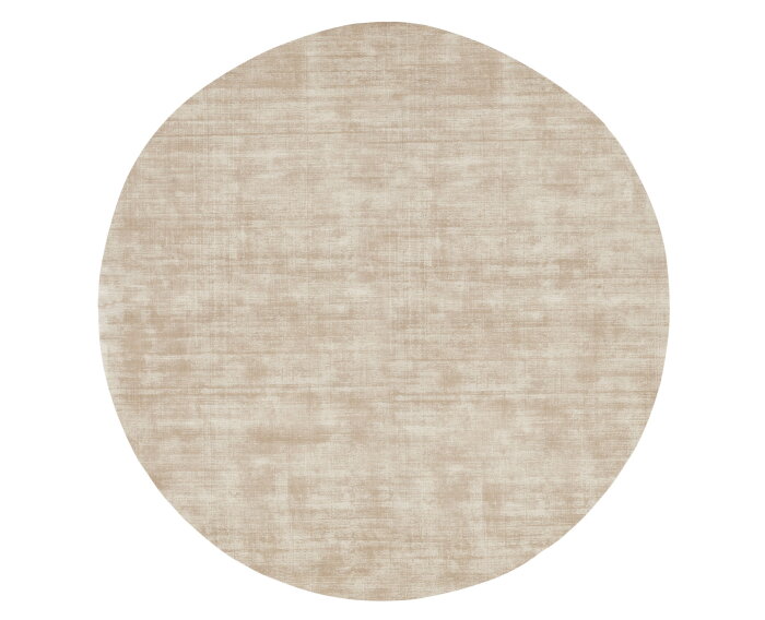 Must living vloerkleed La Belle rond viscose &Oslash;150 cm - Beige