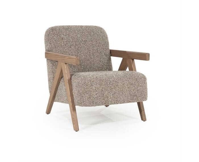 Fauteuil Francis - taupe | Eleonora