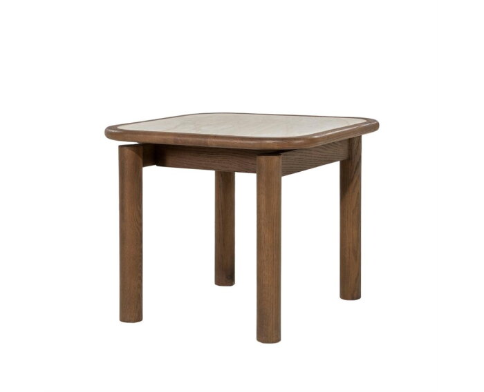Bijzettafel Gabi 60x60cm - bruin | Eleonora