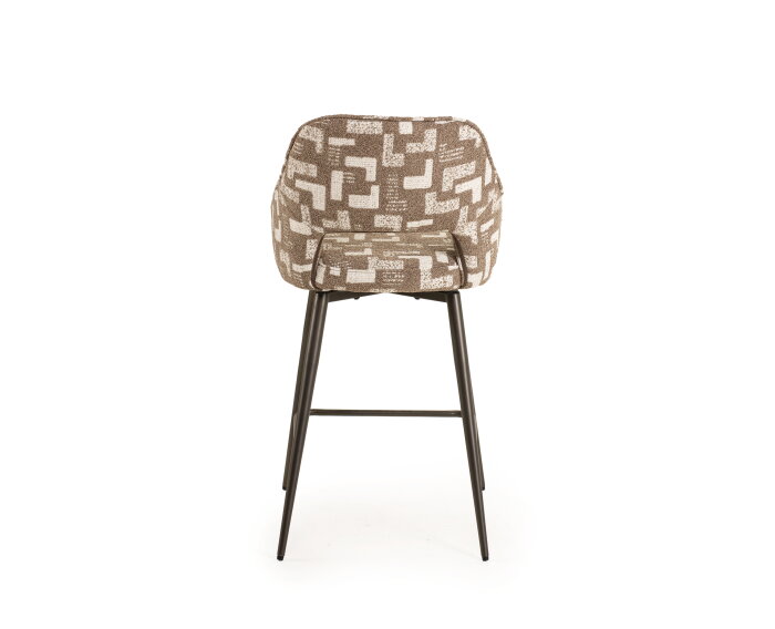 Barstoel Paris draaibaar Jupiter anodic bruin - Mosaic brown 15 - 65 cm