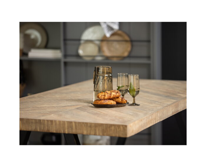 Tablo Tafelblad Mango Visgraat 180x90 - WOOOD