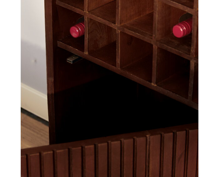 Wijnkast Madison Brown | 55 cm