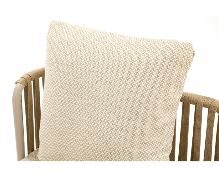 Tuinbank Isabeau met tafeltje - taupe