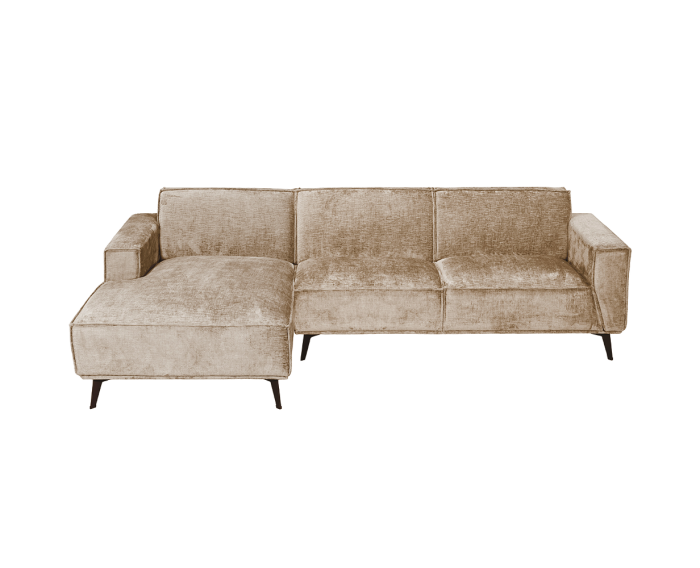 Tower Living Leeds 2 5-AR + Chaise L - Touch 102 Beige