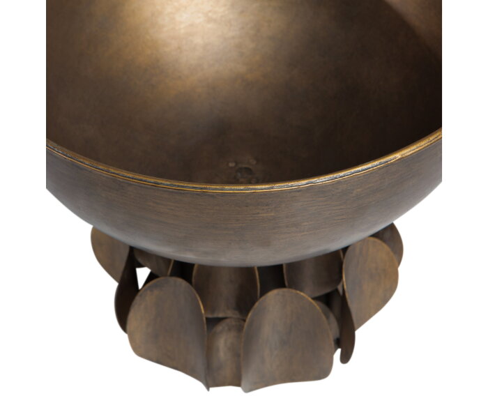 Tub Schaal Metaal Antique Brass - BePureHome