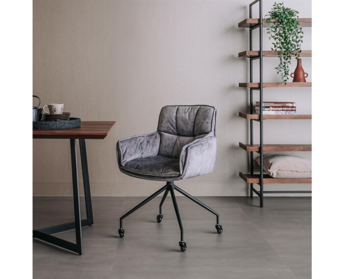 Saronno Armstoel - fabric Light grey YC193912