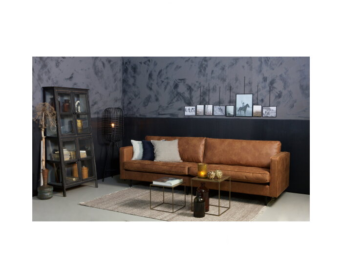 Set V 2 - Metallic Bijzettafels Vierkant Metaal Brass - BePureHome