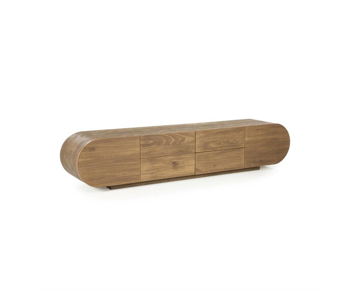 TV meubel King 210x40cm - bruin | Eleonora