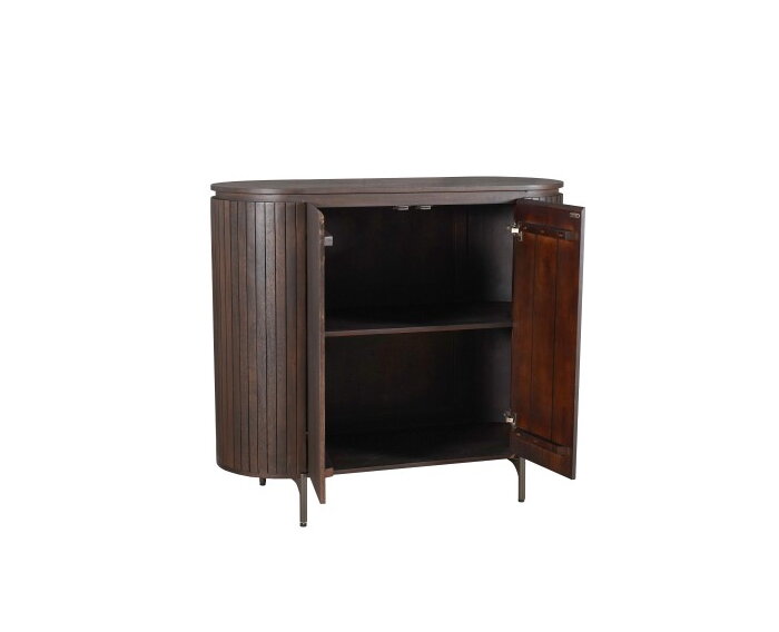 Kabinet kast Solana Bruin Mangohout 115 cm