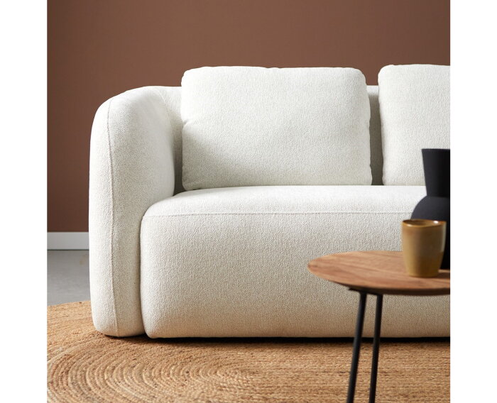 Hoekbank CLOUD met chaise longue rechts - Beige