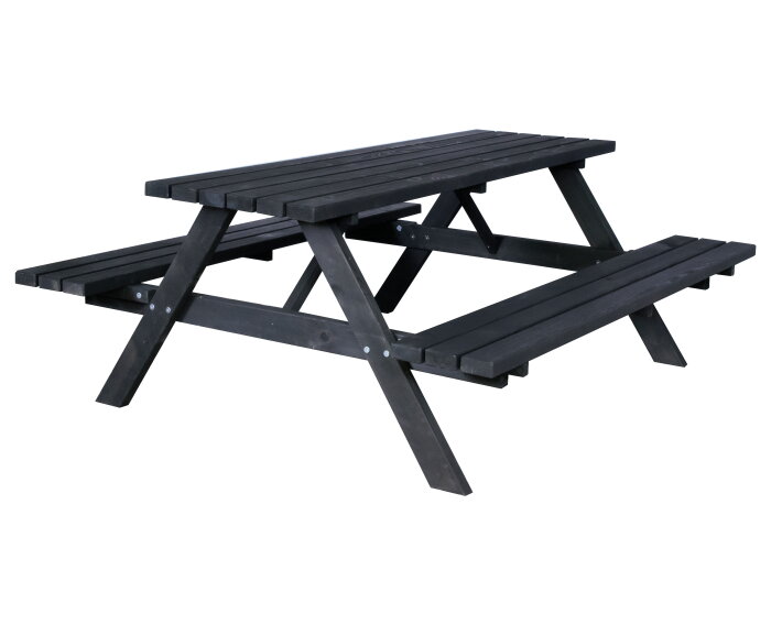 Picknickbank Julia 180cm - Zwart