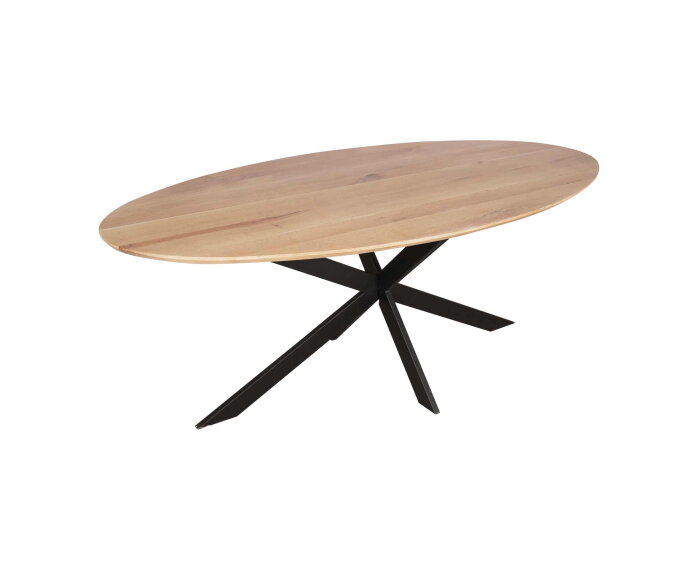 Eiken eettafel Ferris | Ovaal 180 cm | Naturel