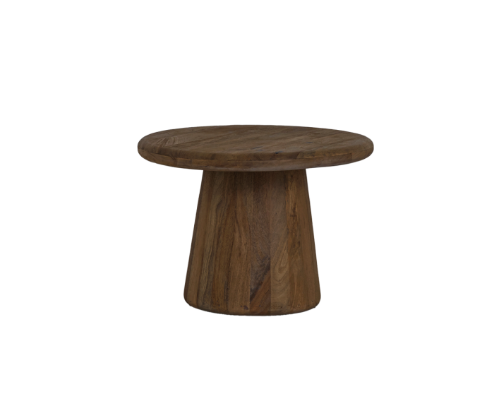 Asti Bijzettafel rond bruin 60 cm