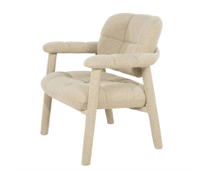 Lounge chair Knox - taupe | BY-BOO