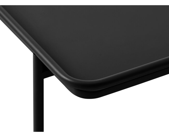 Salontafel Yuba vierkant metaal 75x75 cm - Zwart