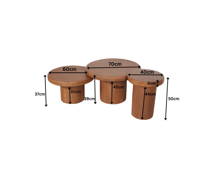 Salontafel Maya | set van 3
