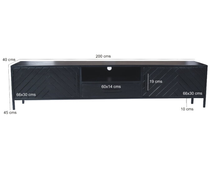 TV-meubel York | 200 cm | Livingfurn