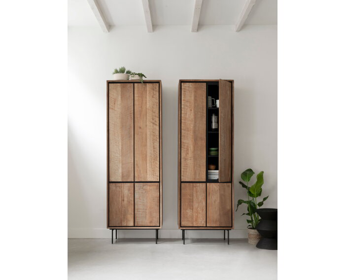 Metropole bergkast hoog, 4 deuren