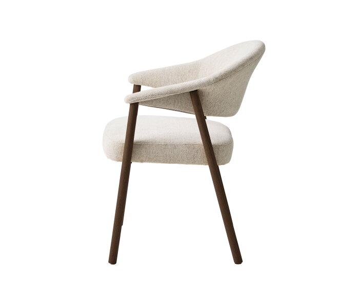 Eetkamerstoel Elk eiken bruin - Beige