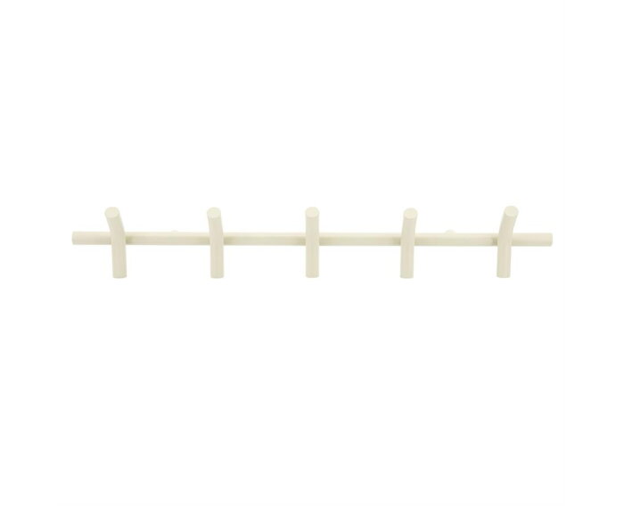 Wall coat rack Matto 5 88x13.5cm - beige | BY-BOO