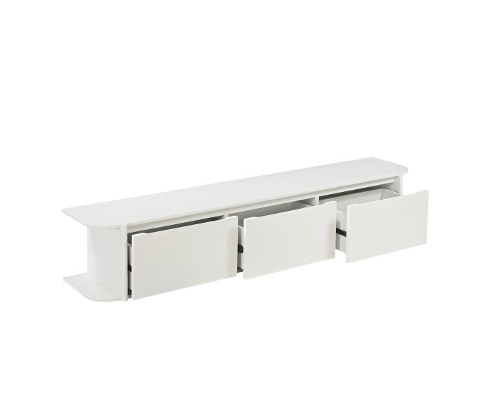 TV kast Jade zwevend Off White 200