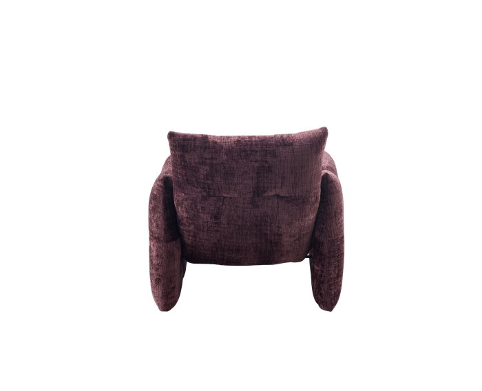 Fauteuil Lois Aubergine