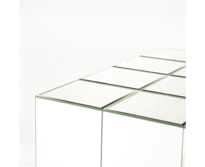 Coffee table Flectron 60x60cm - chrome | BY-BOO