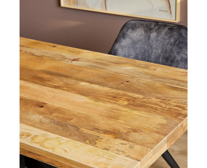 Eettafel Denver mangohout U-poot | 200 cm