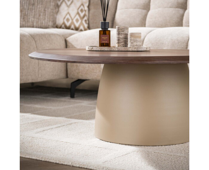 Salontafel Dune driehoekig - Beige