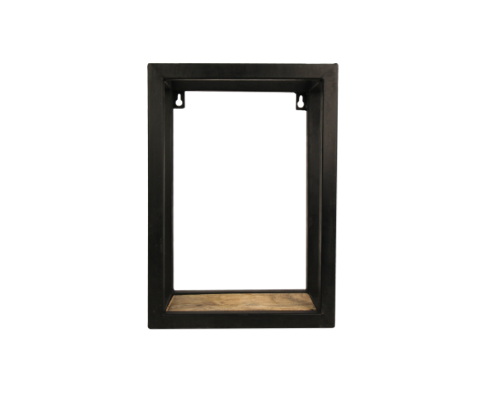 Wandbox Levels - 25x35 cm - mangohout/ijzer