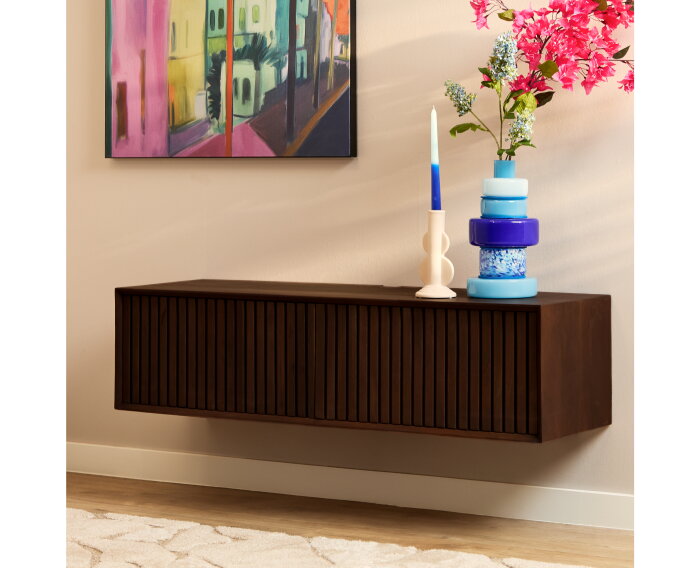 Zwevend tv meubel Madison Brown | 120 cm