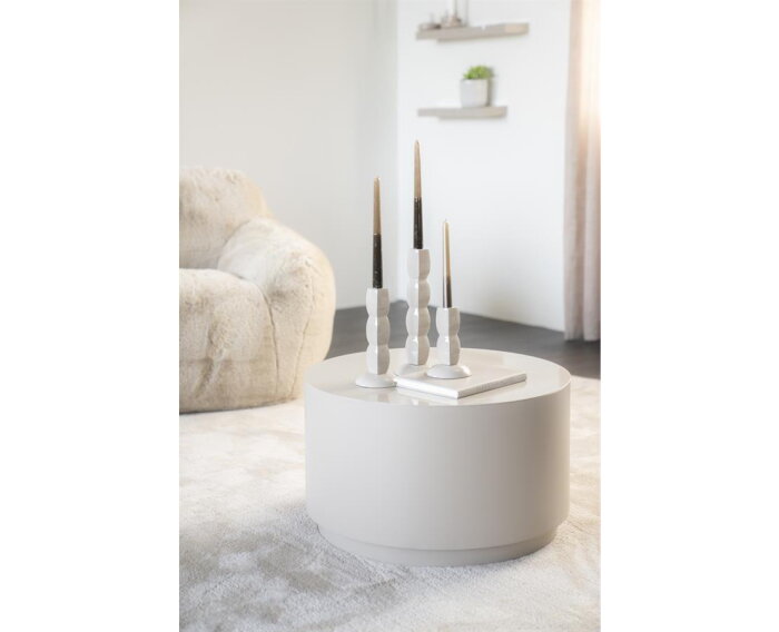 Coffee table Mesita 60x60cm - taupe | BY-BOO