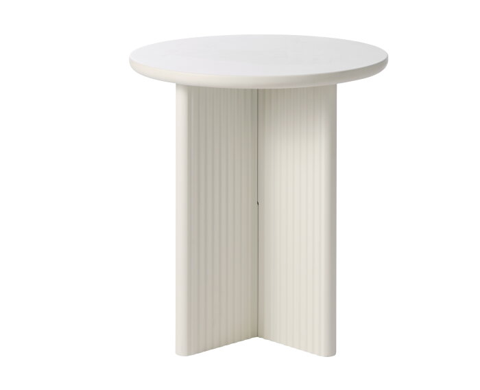 Bijzettafel Palma rond 50 cm - Greige