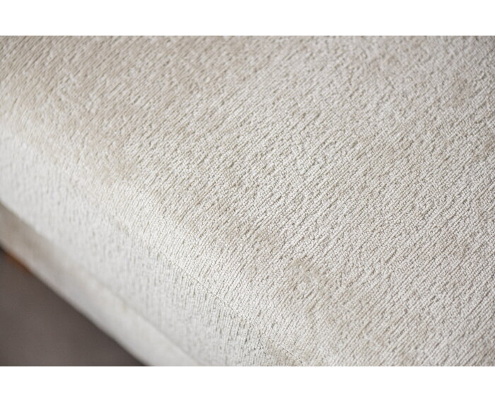 Hoekbank Avelon Links By-Olaf – Stof Loris Champagne – Houten Poten – 3-zits met hoek links – 292 x 202 cm