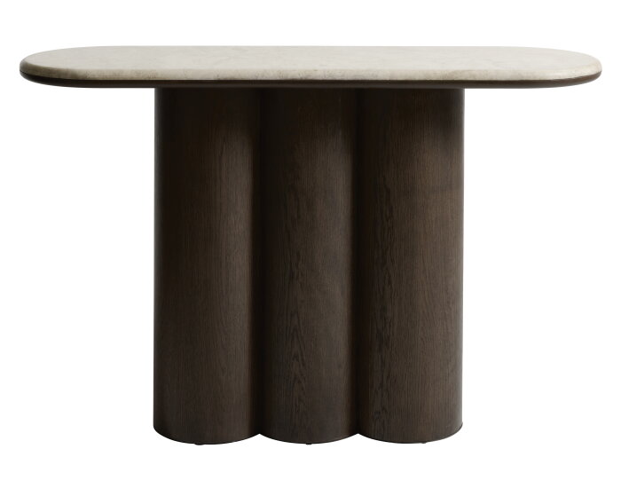 Sidetable Piazze marmer 120x38x75 cm - Beige