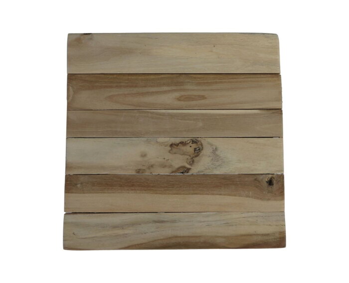 Kruk Pank - 30x30x45 - Naturel - Teak