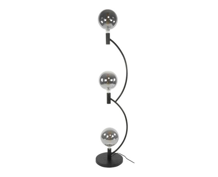 Vloerlamp Arcus 3L - Artic zwart
