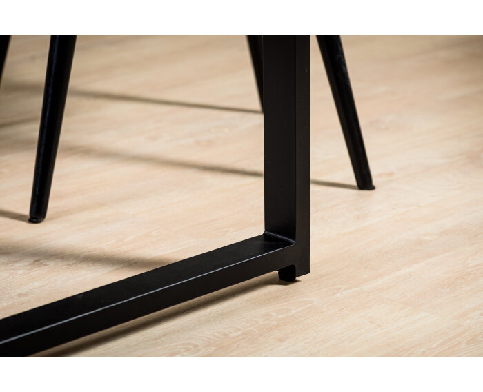 Eetkamertafel, 200x90 cm, B340 zwart