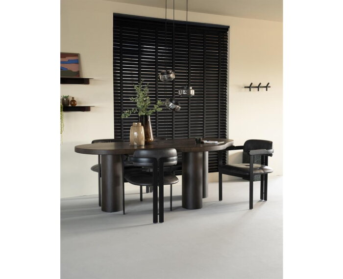 Eettafel Bobbie 215x110cm - bruin | Eleonora